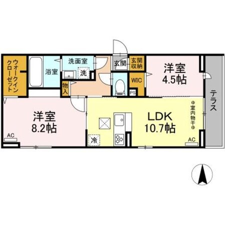 レイクラーヴォの物件間取画像